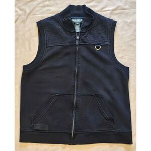 Lauren Jeans‎ Co. Ralph Lauren Women's Full Zip Cotton Vest Size Medium Quilted